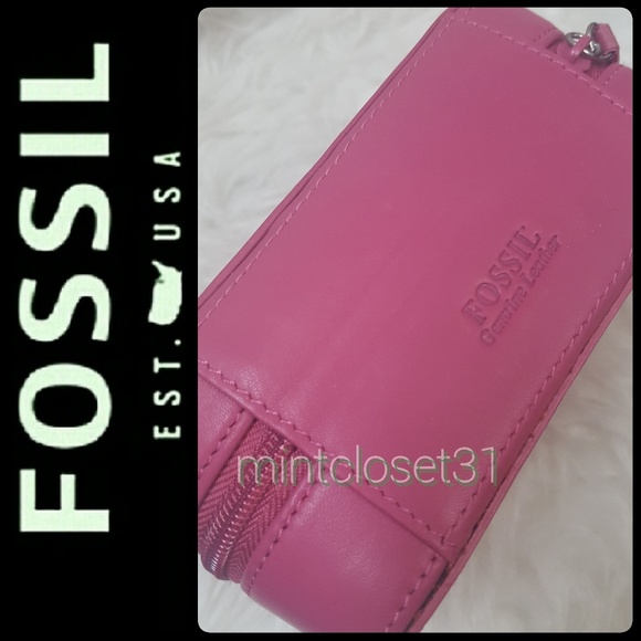 Fossil Jewelry - Fossil Leather Jewelry Case